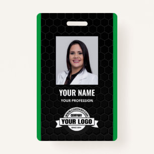Custom Employee - Photo, Bar Code, Logo, Name Badg ID Badge