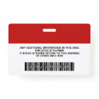 Custom Employee - Photo, Bar Code, Logo, Name
