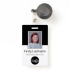 Custom Employee - Photo, Bar Code, Logo, Name
