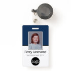 Custom Employee - Photo, Bar Code, Logo, Name