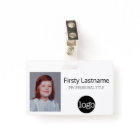 Custom Employee - Photo, Bar Code, Logo, Name