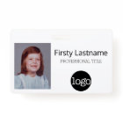 Custom Employee - Photo, Bar Code, Logo, Name