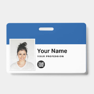 Custom Employee - Photo, Bar Code, Logo, Name ID Badge