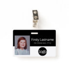 Custom Employee - Photo, Bar Code, Logo, Name