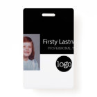 Custom Employee - Photo, Bar Code, Logo, Name