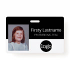 Custom Employee - Photo, Bar Code, Logo, Name