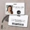 Custom Employee - Photo, Bar Code, Logo, Name
