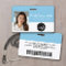Custom Employee - Photo, Bar Code, Logo, Name