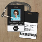 Custom Employee - Photo, Bar Code, Logo, Name