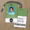 Custom Employee - Photo, Bar Code, Logo, Name