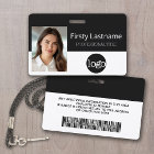 Custom Employee - Photo, Bar Code, Logo, Name