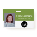 Custom Employee - Photo, Bar Code, Logo, Name