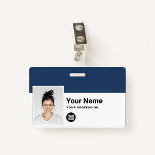 Custom Employee - Photo, Bar Code, Logo, Name ID Badge