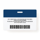Custom Employee - Photo, Bar Code, Logo, Name
