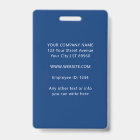 Custom Employee Photo Company Logo Modern Name 