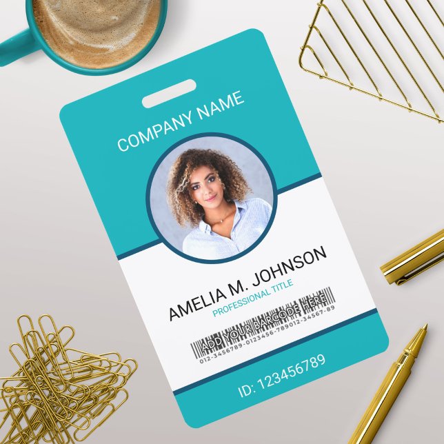 Custom Employee Photo ID Card ID Badge (Creator Uploaded)