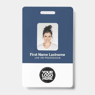 Custom Employee Photo ID Company Security Badge