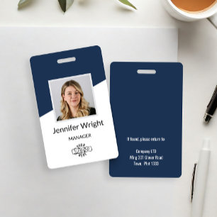 Custom Employee Photo ID Name Badge
