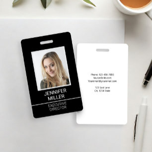 Custom Employee Photo ID Security Badge