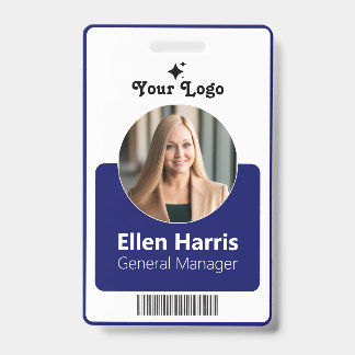 Custom Employee | Photo, Job Title, QR, Name ID Badge