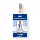 Custom Employee Photo Logo Bar Code Name
