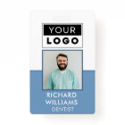 Custom Employee Photo Logo Name