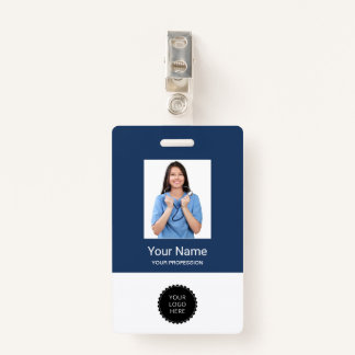 Custom Employee Photo Logo Office Name Tags Badges ID Badge