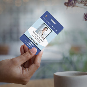 Custom Employee Photo Logo School Teacher ID Card Badge