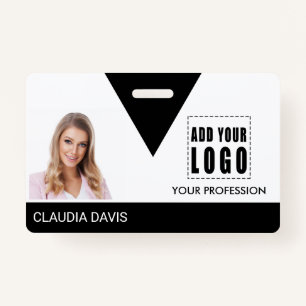 Custom Employee Photo,Name  ID Badge