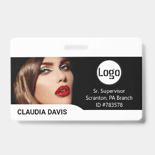 Custom Employee Photo,Name , Logo , Badge ID Badge
