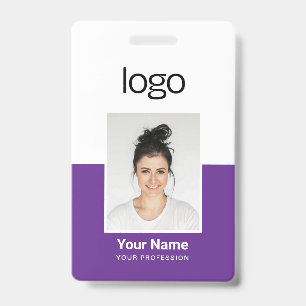 Custom Employee Photo Name Tag Badges ID Badge