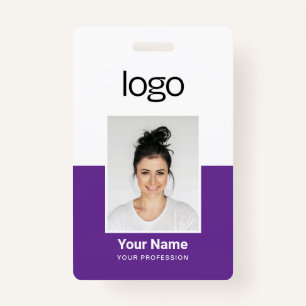 Custom Employee Photo Name Tag Badges ID Badge