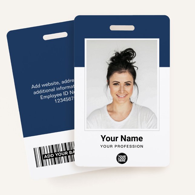 Custom Employee Photo Name Tag Badges ID Badge (Creator Uploaded)