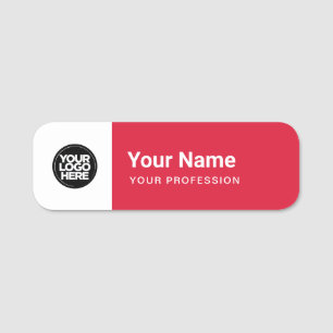 Custom Employee Pin Name Tag or Magnetic with Logo