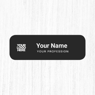 Custom Employee Pin Name Tag or Magnetic with Logo