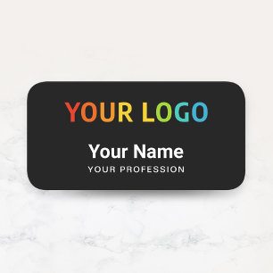 Custom Employee Pin Name Tag or Magnetic with Logo