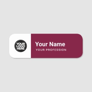 Custom Employee Pin Name Tag or Magnetic with Logo