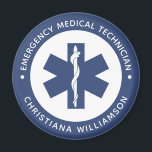 Custom EMT Symbol Emergency Medical Technician Magnet<br><div class="desc">Custom EMT Symbol Emergency Medical Technician Gifts!</div>
