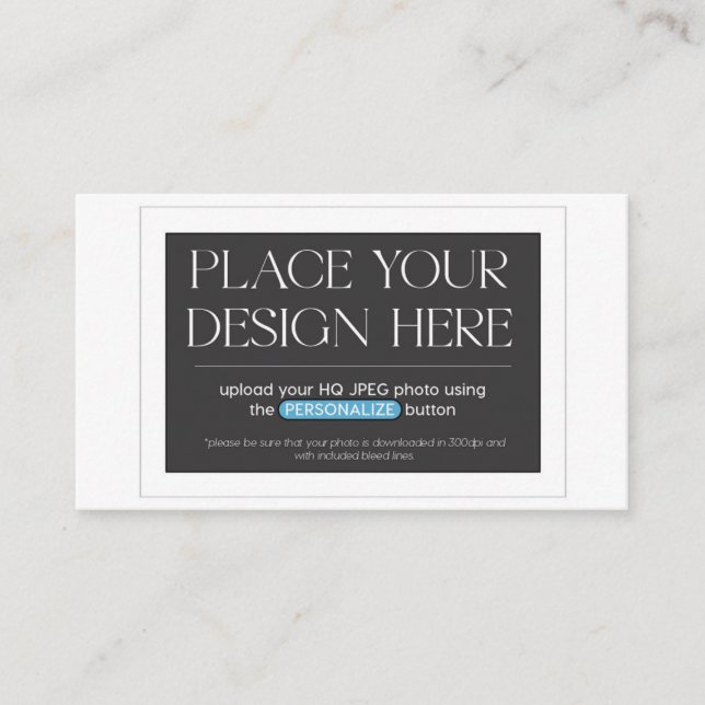 Custom Enclosure Card - 3.5 by 2 inches (Front)