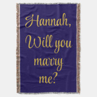 Custom Engagement Personalised Will you marry me