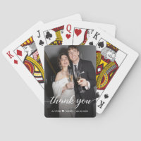 Custom Engagement Photo Wedding Thank you Script