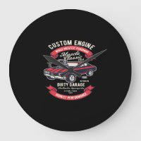 custom engine classic dirty garage