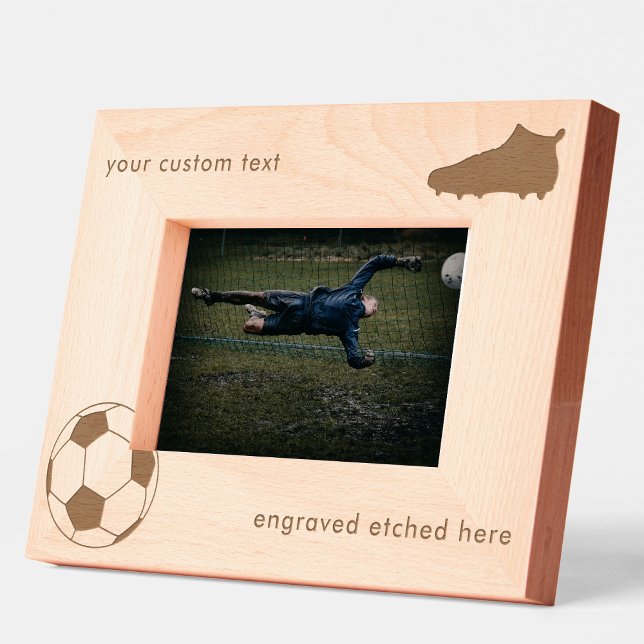 Custom Engraved Etched American Football Soccer Frames (Custom Engraved Etched American Football Soccer)