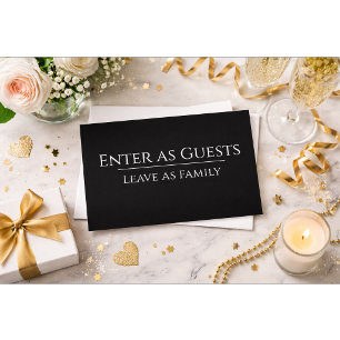 Custom “Enter as Guests” All-Occasion Hoilday Card