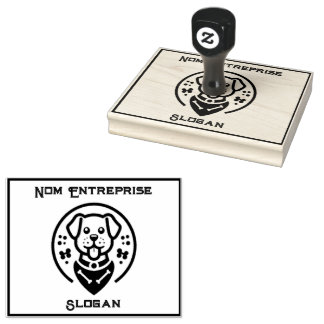 Custom Enterprise Logo Encreurs Buffers Rubber Stamp
