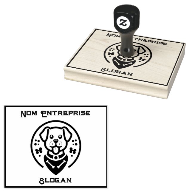 Custom Enterprise Logo Encreurs Buffers Rubber Stamp (Stamped)