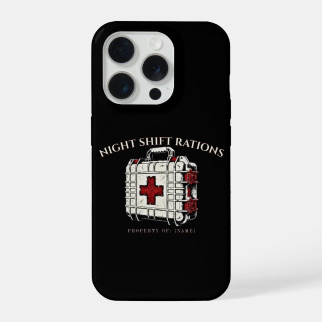 Custom ER Nurse Mum Tactical Medkit Lunch Cooler iPhone Case (Back)