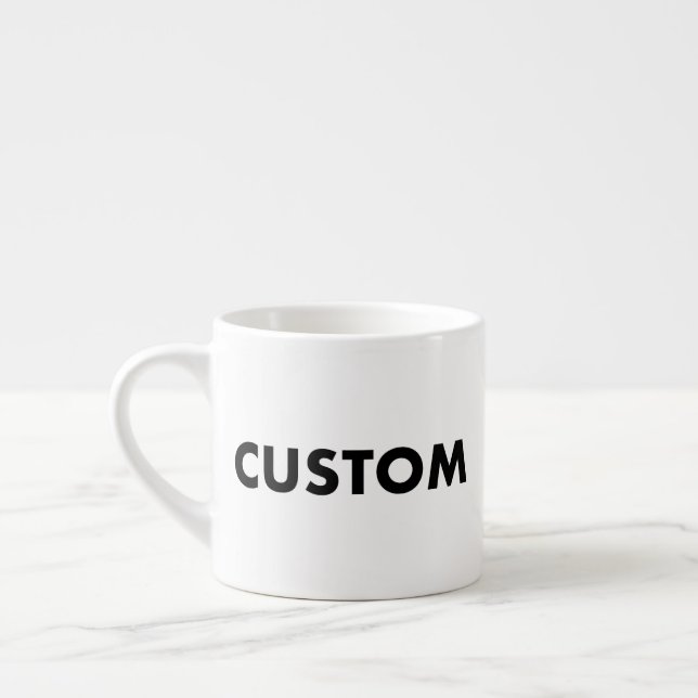 Custom Espresso Cup Blank Template (Left)