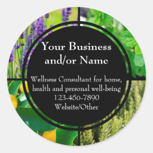 Custom Essential Oil Business Bottle Contact Label