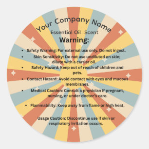 Custom Essential Oil Warning Labels – Aromatherapy